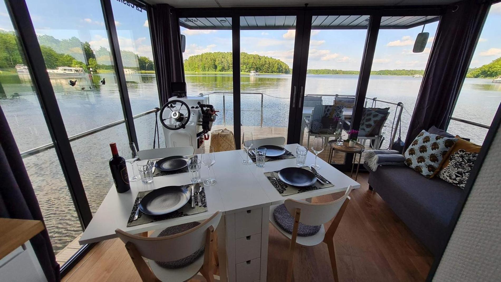 Wasserapartment Cityport - Schwimmende Ferienwohnung Werder  Extérieur photo