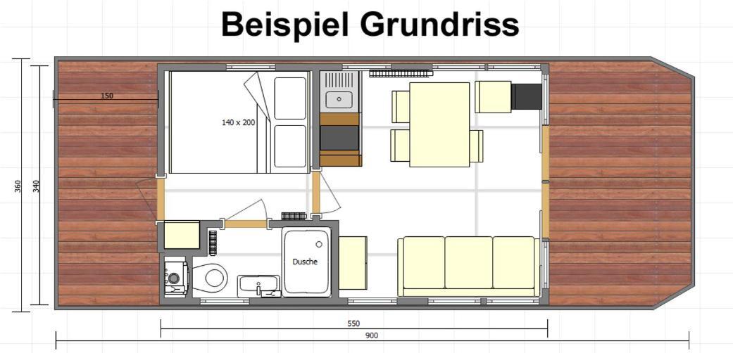Wasserapartment Cityport - Schwimmende Ferienwohnung Werder  Extérieur photo
